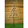 4.25' Pre-Lit Pencil Artificial Christmas Tree - Warm White LED Lights