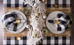 Set Of 2 White Hanging Foam Garland Leaves 51" -Christmas Decoration Store dii camz38022 4 61147.1667490748