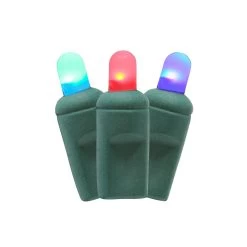 25 Multi-Color LED Berry Christmas String Lights - 12.67 Ft Green Wire