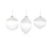 Set Of 6 Silver Colored Glittery Finish Christmas Ornaments 7" -Christmas Decoration Store dmel73098 95807.1667574125