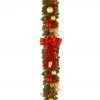 9' X 12" Pre-Lit Decorative Collection Artificial Christmas Garland - Clear Lights -Christmas Decoration Store dnat20dc13 104l 9b 58007.1667533608
