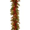 9' X 14" Pre-Lit B/O LED Valley Pine Artificial Christmas Garland – Warm White Lights -Christmas Decoration Store dnat20dc13 157 9cb 1 15294.1667663693