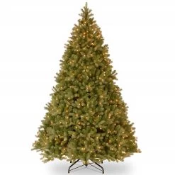 10β Pre-Lit Downswept Douglas Fir Artificial Christmas Tree β Clear Lights