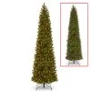 12’ Pre-Lit Downswept Douglas Slim Fir Artificial Christmas Tree – Dual Color LED Lights -Christmas Decoration Store dnat20pedd4 392d 120 67146.1667584020
