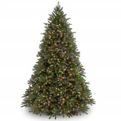 7.5’ Pre-Lit Jersey Fraser Fir Artificial Christmas Tree - Multi-Color Lights