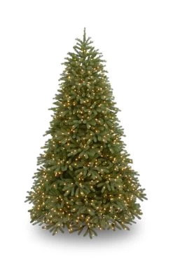 7.5’ Pre-Lit Jersey Fraser Fir Medium Artificial Christmas Tree – Clear Lights