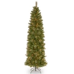6.5’ Pre-Lit Tacoma Pine Artificial Christmas Tree - Clear Lights