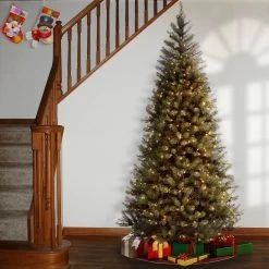 6 Ft. Pre-Lit Aspen Spruce Artificial Christmas Tree - Clear Lights -Christmas Decoration Store dnat ap7 300 60 2 57447.1667534933