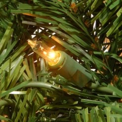 24" Classical Collection Wreath With Clear Lights -Christmas Decoration Store dnat cc1 301 24w 1 4 41220.1667580426