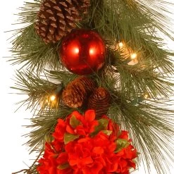 9' X 12" Pre-Lit B/O LED Hydrangea Artificial Christmas Garland – Warm White Lights 6 9' X 12" Pre-Lit B/O LED Hydrangea Artificial Christmas Garland – Warm White Lights -Christmas Decoration Store dnat dc13 158 9bb 1 3 58544.1667536537