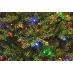 9’ Pre-Lit Full Dunhill Fir Artificial Christmas Tree – Multi-Color/Warm White LED Lights -Christmas Decoration Store dnat duh 300d 90 4 97330.1667643661