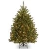 4.5’ Pre-Lit Dunhill Fir Artificial Christmas Tree - Clear Lights