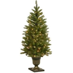 4’ Pre-Lit Dunhill FirArtificial Christmas Tree – Clear Lights