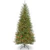 7.5’ Pre-lit Dunhill Fir Slim Artificial Christmas Tree – Multicolor Lights -Christmas Decoration Store dnat duslh1 75rlo 1 88629.1667580431