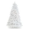 6.5' Pre-Lit White Dunhill Fir Artificial Christmas Tree, Clear Lights -Christmas Decoration Store dnat duwh 65lo 1 45562.1667529143