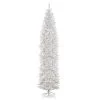 12' Pre-Lit Kingswood White Fir Pencil Artificial Christmas Tree - Clear Lights