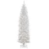 7.5’ Pre-Lit Kingswood White Fir Pencil Artificial Christmas Tree - Clear Lights -Christmas Decoration Store dnat kww7 300 75 01 27836.1667536240