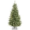 4.5’ Pre-Lit Natural Fraser Fir Artificial Christmas Tree - Clear Lights -Christmas Decoration Store dnat naffslh1 45lo 1 32142.1667656821