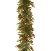6' Pre-Lit Artificial Christmas Garland - Soft White LED Lights