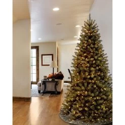 7' Pre-lit North Valley Spruce Artificial Contemporary Christmas Tree, Clear Lights -Christmas Decoration Store dnat nrv7 308 70 3 73567.1667522120
