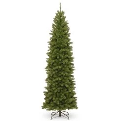 9’ North Valley Spruce Slim Artificial Christmas Tree – Unlit