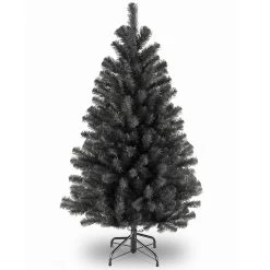 4.5’ North Valley Black Spruce Artificial Christmas Tree - Unlit