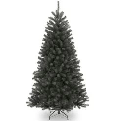 7’ North Valley Black Spruce Artificial Christmas Tree – Unlit