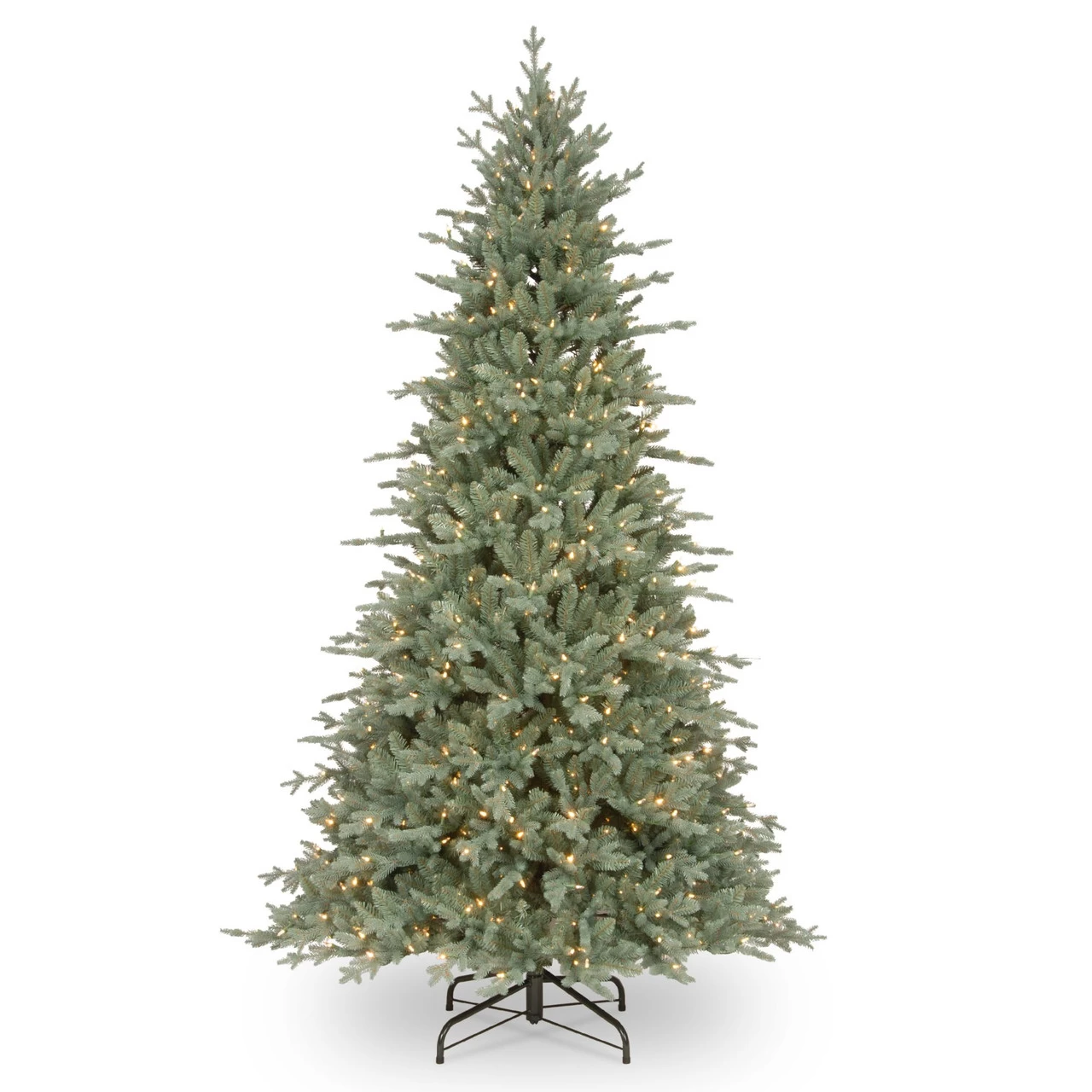 7.5’ Pre-Lit Buckingham Blue Spruce Christmas Tree – Clear Lights 3 7.5’ Pre-Lit Buckingham Blue Spruce Christmas Tree – Clear Lights