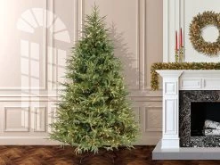 7.5’ Pre-Lit Frasier Grande Artificial Christmas Tree – Dual Color LED Lights -Christmas Decoration Store dnat pefg4 308ld 75 3 46882.1667519855