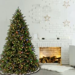 6.5’ Pre-Lit Jersey Fraser Fir Artificial Christmas Tree - Multi-Color Lights -Christmas Decoration Store dnat pejf1 301 65 02 30197.1667580442