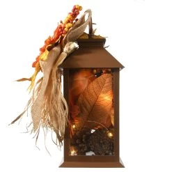12" LED Lighted Fall Harvest Sunflower Lantern -Christmas Decoration Store dnat rah sk2533a 1 4 28872.1667517613