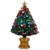 36" Pre-Lit Medium Fiber-Optic Artificial Ornamented Christmas Fireworks Tree - LED Lights -Christmas Decoration Store dnat szox7 100l 36 1 1 48864.1667575692