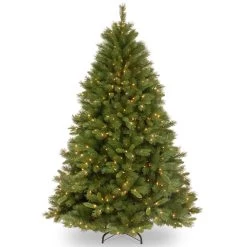 6' Pre-Lit Green Full Winchester Pine Artificial Christmas Tree - Clear Lights
