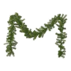 9' X 10" Pre-Lit Mixed Spruce Artificial Christmas Garland - Warm White LED Lights