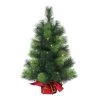 2' Pre-Lit Table Top Artificial Christmas Tree In Red Sac, Warm White Lights -Christmas Decoration Store dpul 1863 st20lw035 bo 1 92209.1667544796