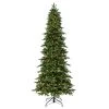 7.5' Pre-Lit Slim Spruce Artificial Christmas Tree With Glitter Accents And Clear Lights -Christmas Decoration Store dpul mssl 75c450 1 57675.1667535508