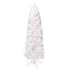 7.5' Pre-Lit Pencil Northern Fir Artificial Christmas Tree, Clear Lights