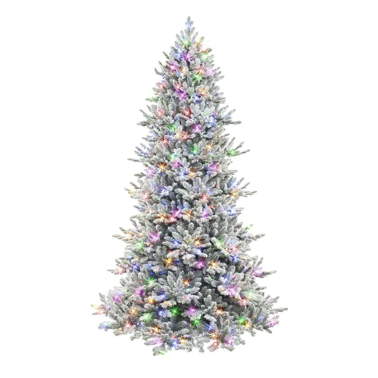 7.5' Pre-lit Flocked Royal Majestic Douglas Fir Downswept Artificial Christmas Tree, Color Select LED Lights 3 7.5' Pre-lit Flocked Royal Majestic Douglas Fir Downswept Artificial Christmas Tree, Color Select LED Lights