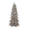 6.5' Pre-lit Flocked Slim Royal Majestic Douglas Fir Downswept Artificial Christmas Tree, Clear Lights -Christmas Decoration Store dpul rmddslf 65c35 1 01789.1688154445
