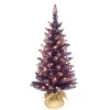 3' Pre-Lit Purple Artificial Christmas Tree With Clear Lights -Christmas Decoration Store dpul st9612 30c05 pp 1 31482.1667535510
