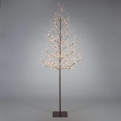 6' Pre-lit Medium Artificial Christmas Tree - Warm White LED Lights