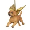 4" Flying Golden Retriever Puppy Hand Painted Holiday Ornament -Christmas Decoration Store dtosc20jh170721 69418.1667615110