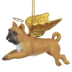 4" Flying Pug Hand Painted Holiday Ornament -Christmas Decoration Store dtosc20jh170724 3 15387.1667615114