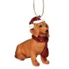 3.5" Sitting Dog Hand Painted Holiday Ornament -Christmas Decoration Store dtosc jh576308 1 58099.1667614950