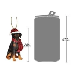 3.5" Doberman Pinscher Dog Christmas Ornament -Christmas Decoration Store dtosc jh576309 3 07612.1667572347