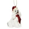 3.5" Sitting Poodle Dog Hand Painted Holiday Ornament -Christmas Decoration Store dtosc jh576314 1 93308.1667614807
