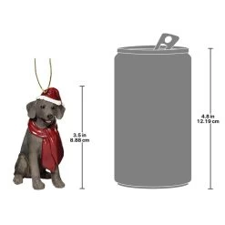 3.5" Brown Weimaraner Dog Christmas Ornament -Christmas Decoration Store dtosc jh576326 3 17078.1667614811