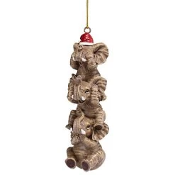 3ct Brown And Red Elephant Hanging Christmas Ornament 5" 11 3ct Brown And Red Elephant Hanging Christmas Ornament 5" -Christmas Decoration Store dtosc qs994879 3 06676.1667575216