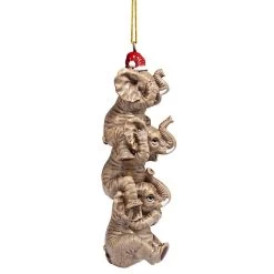 3ct Brown And Red Elephant Hanging Christmas Ornament 5" 14 3ct Brown And Red Elephant Hanging Christmas Ornament 5" -Christmas Decoration Store dtosc qs994879 6 21330.1667575217