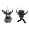 Set Of 2 Gray And Red Reindeer Christmas Ornaments 7" -Christmas Decoration Store dtpac y5174zu 80409.1667666334